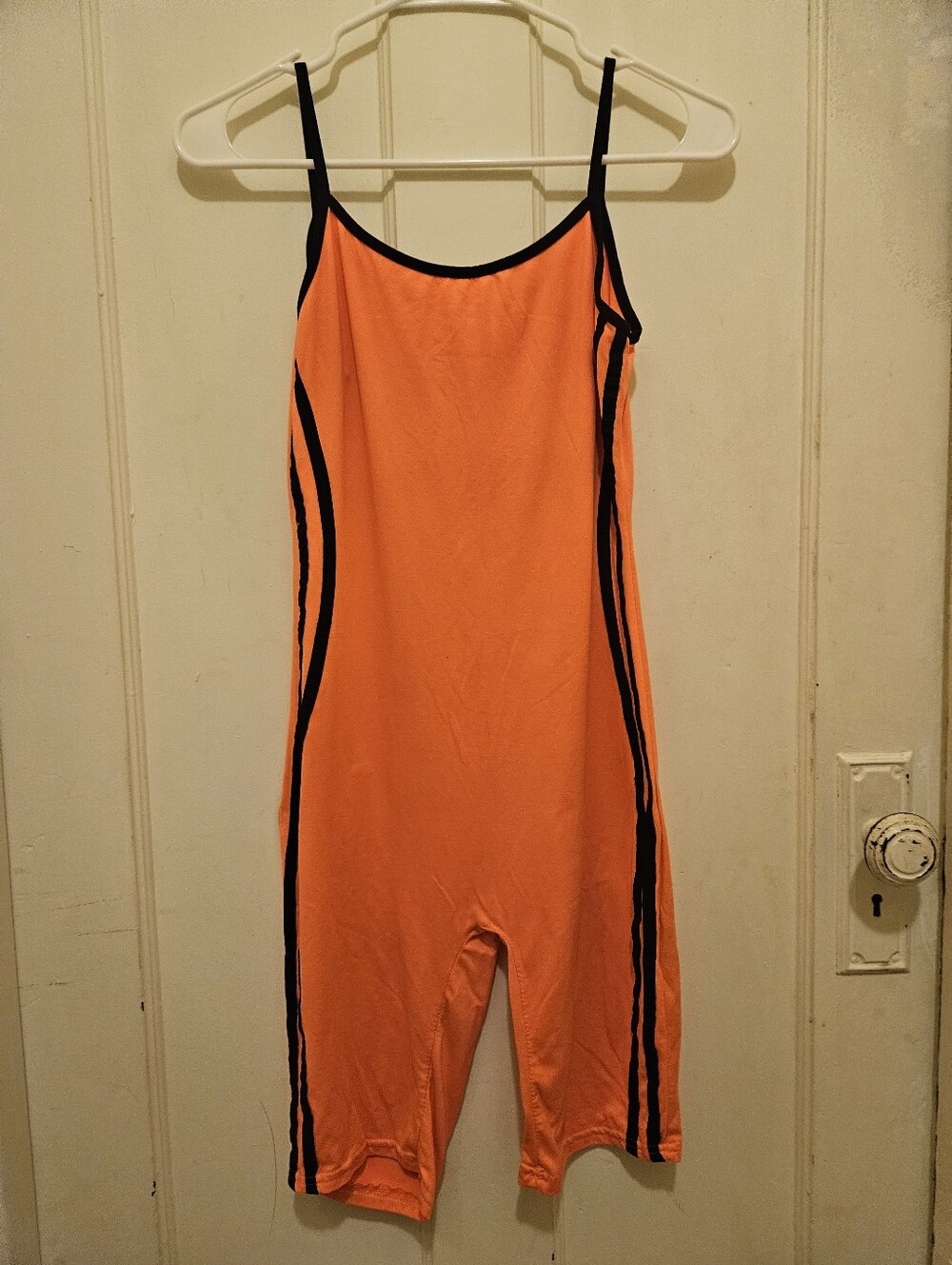 TRUE ROCK Bright Orange One-Piece with Black Trim